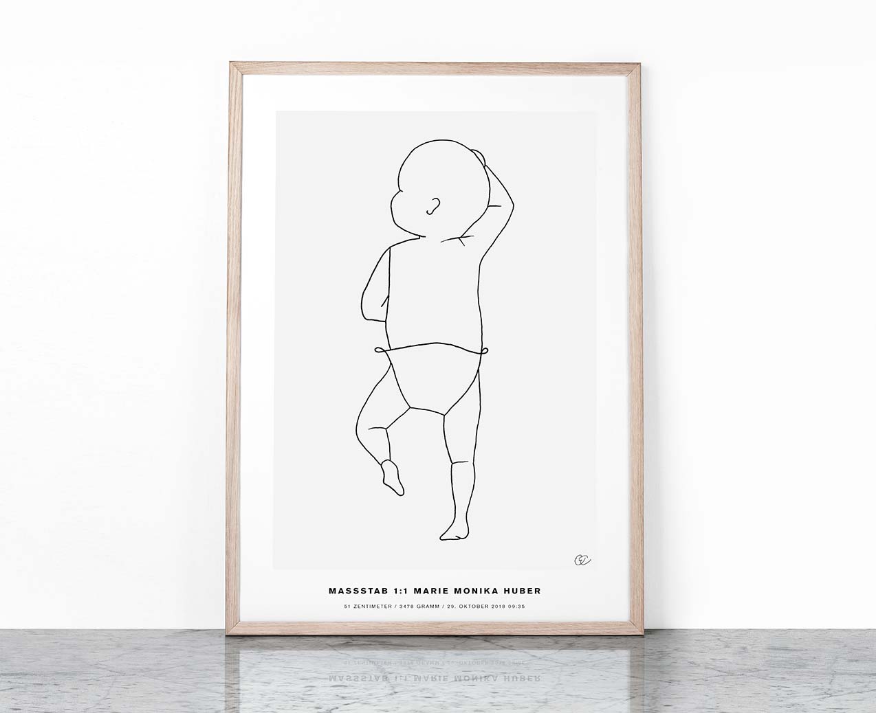 The Birth Poster CONTINUOUS LINE #3